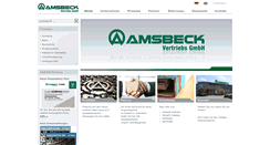 Desktop Screenshot of amsbeck.de