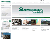 Tablet Screenshot of amsbeck.de